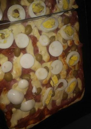 Una foto de Pizza casera