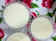 A picture of cornstarch pudding