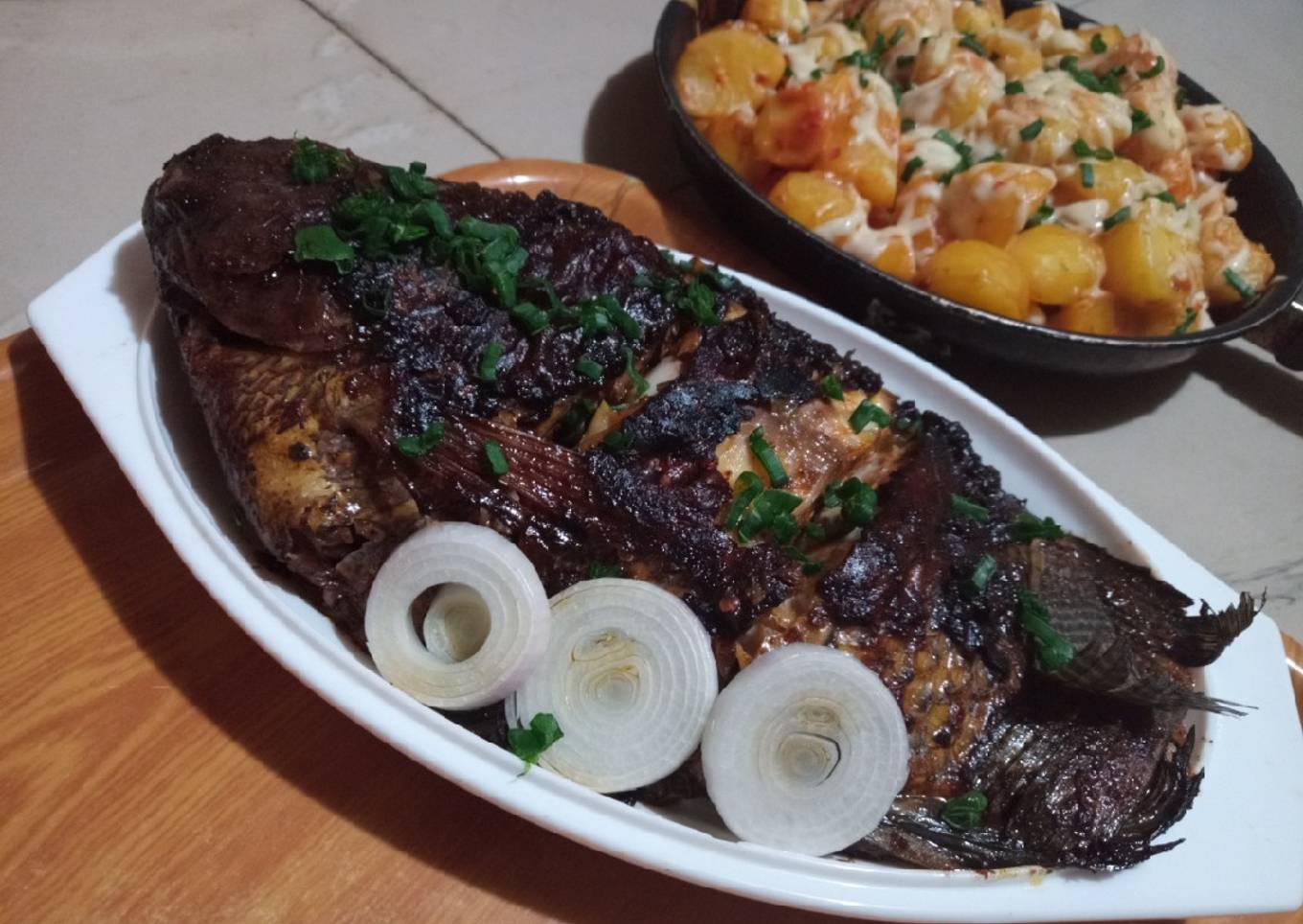 Grilled tilapia