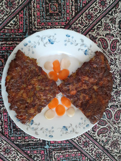 عکسی از دستور کوکو لوبیا سبز