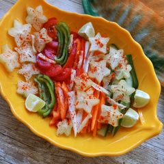 A picture of Star fruit salad 🥗.
