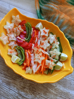 A picture of Star fruit salad 🥗.