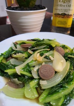 Foto resep Tumis romaine sosis