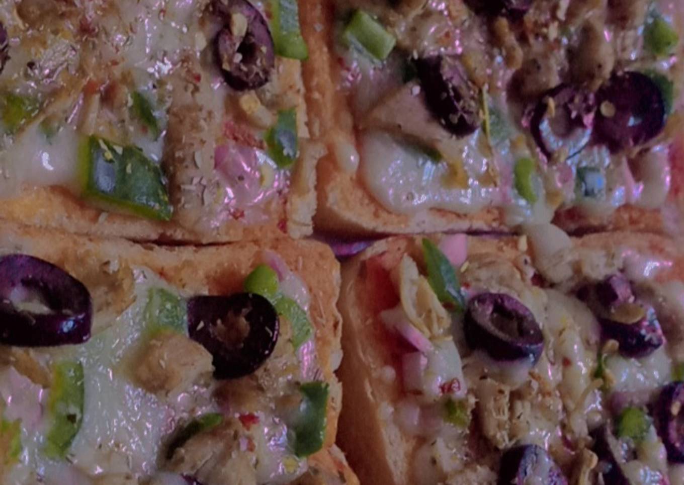 Bread pizza (Without Oven) Very Simple and Delicious In Taste😋