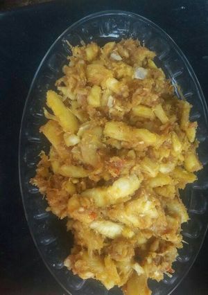 A picture of Cassava salad.