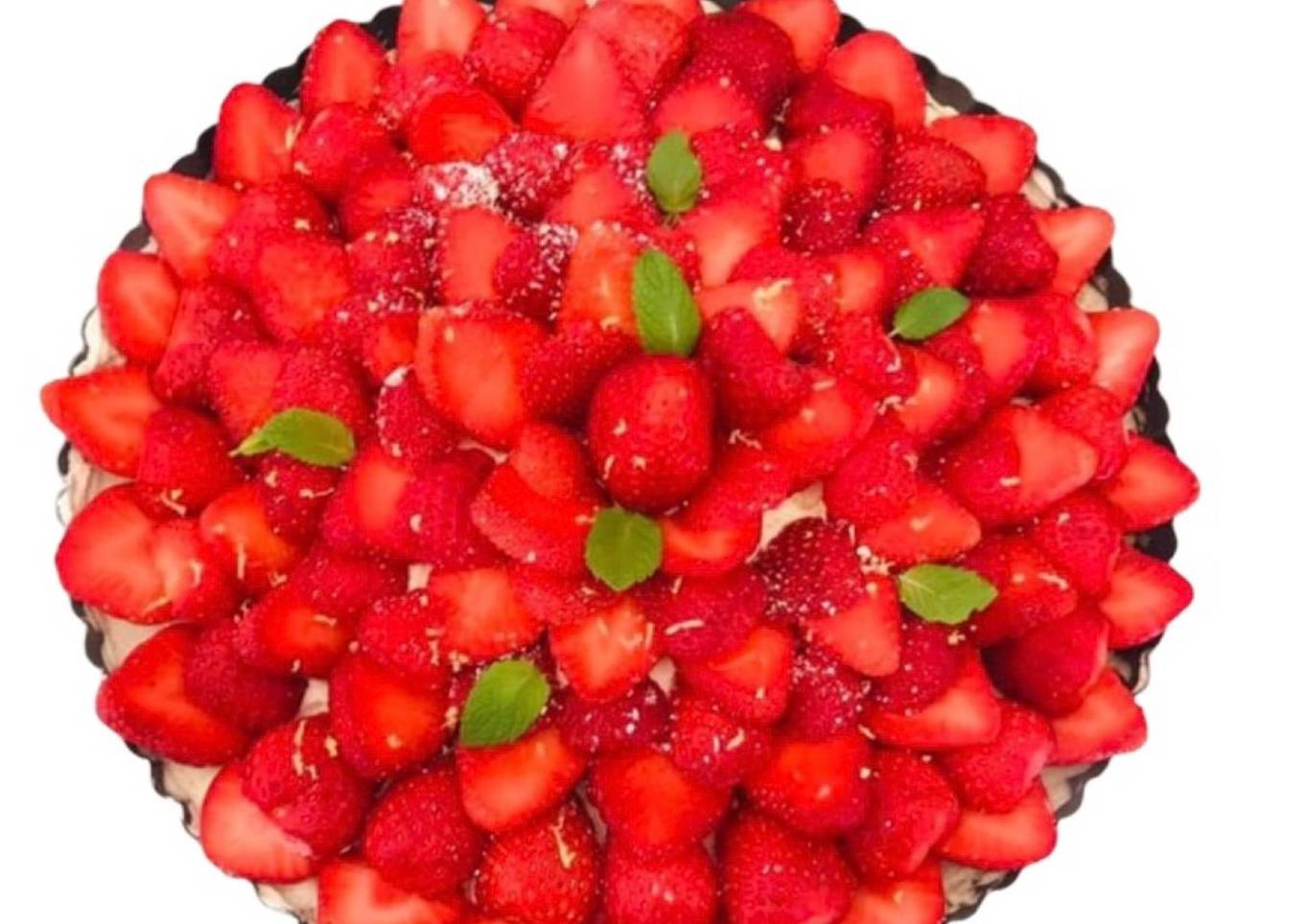 Tarte aux fraises sans cuisson