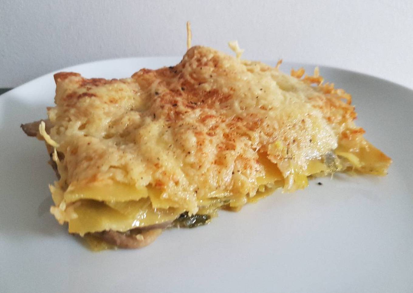 Lasagnes poireaux pleurotes !