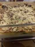 Lasagna di spinaci e pesto alla genovese