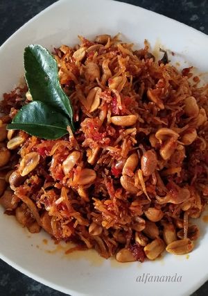 Foto resep Balado Teri Kacang