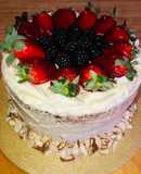 Pastel de Queso Cottage con Tres Leches