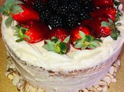 Una foto de pastel tres leches