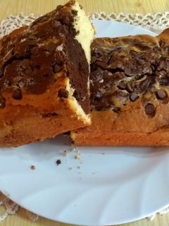 Una foto de Budín marmolado con chips