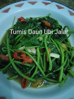 Foto resep Tumis Daun Ubi Jalar