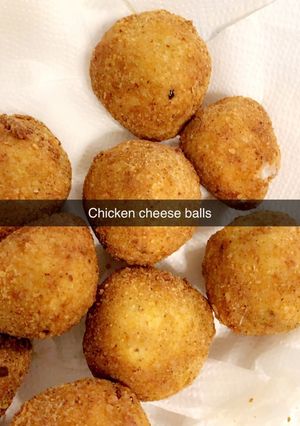 A picture of Chicken cheese balls.