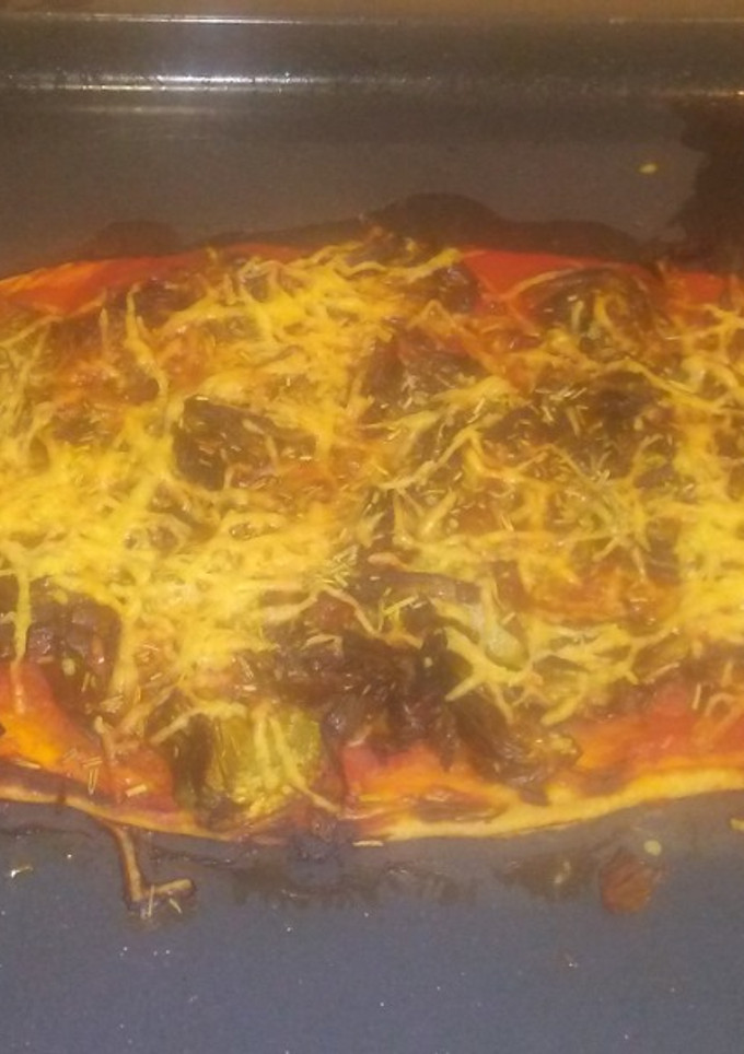 Una foto de Pizza de alcachofas