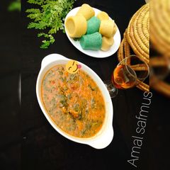 A picture of Pumpkin soup(miyar taushe).