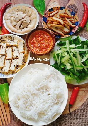 Hình của món Bún mắm cá cơm.