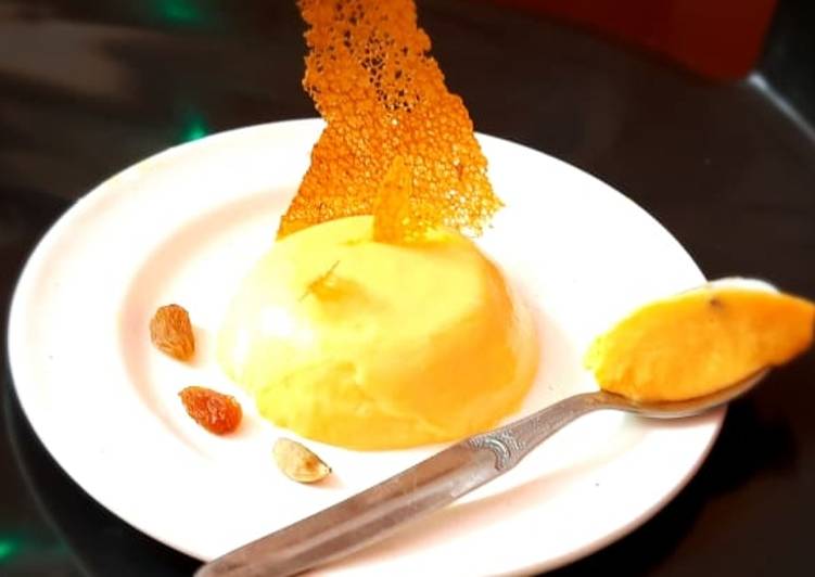 Recipe of Any-night-of-the-week Mango Pudding | This is Recipe So Quick You Must Try Now !!