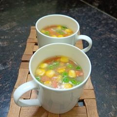 A picture of Hot Garlic Vegetable Soup.