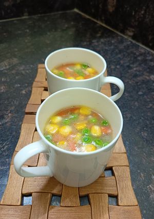A picture of Hot Garlic Vegetable Soup.