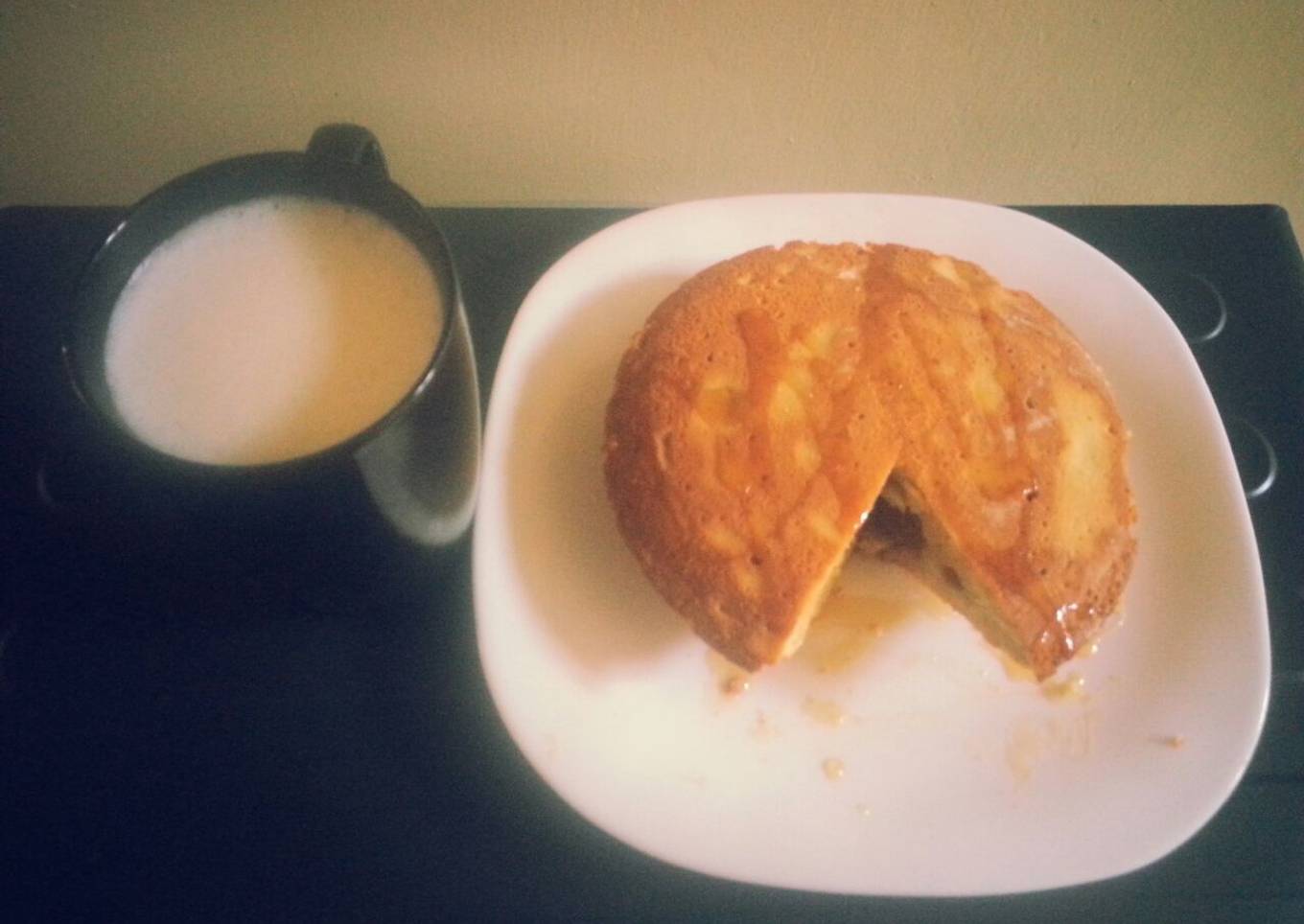 Coffee and honey cake