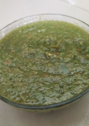 A picture of Guava & Mint Chutney.