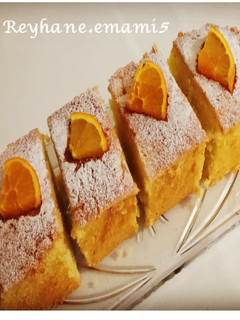 عکسی از دستور کیک پرتقال 🍊
