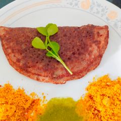 A picture of Ragi dosa.