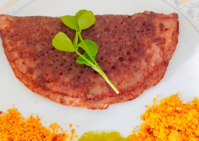 Recipe of Homemade Ragi dosa