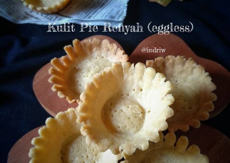 Kulit Pie Renyah (eggless)