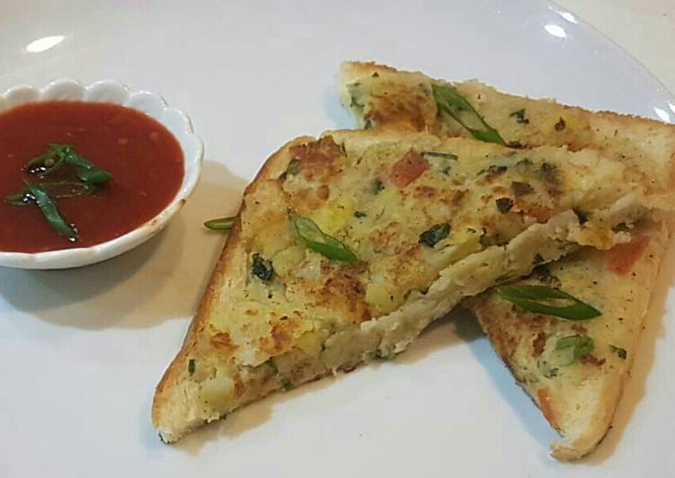 Step-by-Step Guide to Cook Perfect Aaloo toast