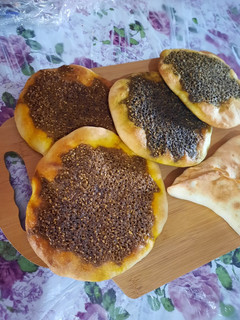 صورة لوصفة مناقيش زعتر
