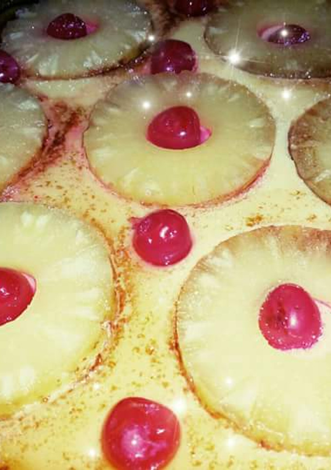 Una foto de Quesillo de piña canario