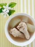 "แกงจืดฟักน่องไก่" 🥣🐔Winter Melon Soup with Chicken