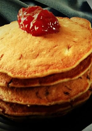 Foto resep Banana Pancake with Double "C" (Cheese & Ceres) MPASI 1+