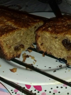 Una foto de Bizcocho de banana vegano🍌