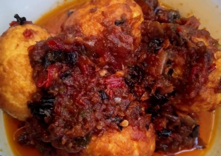 Resep 1.Telur balado daun bawang Anti Gagal