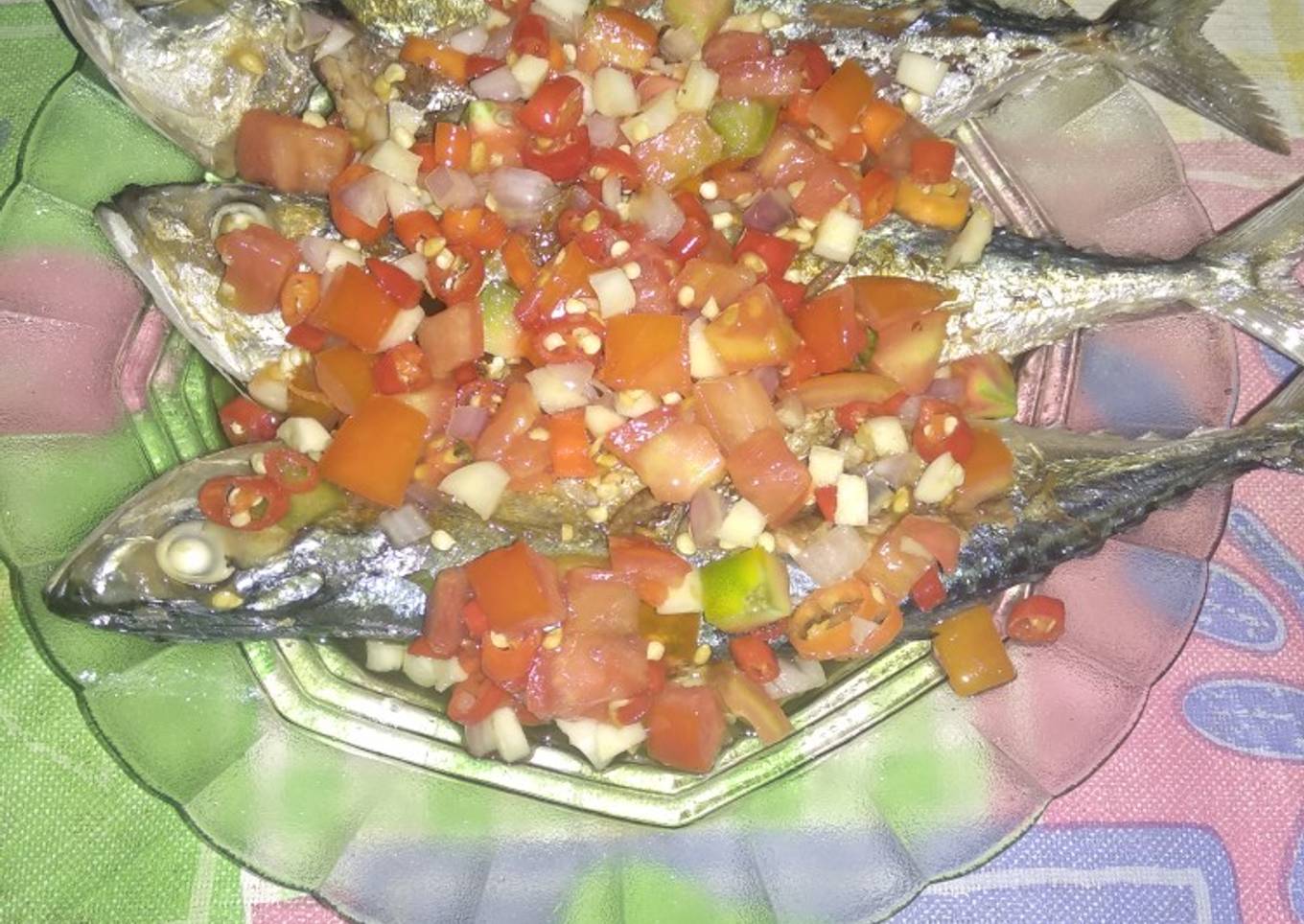 Langkah Mudah untuk Membuat Ikan bakar teflon sambel rica2 Anti Gagal