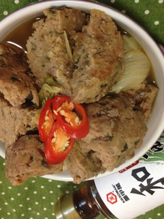 【料亭和露】紅燒獅子頭燴白菜 的食譜成品照片