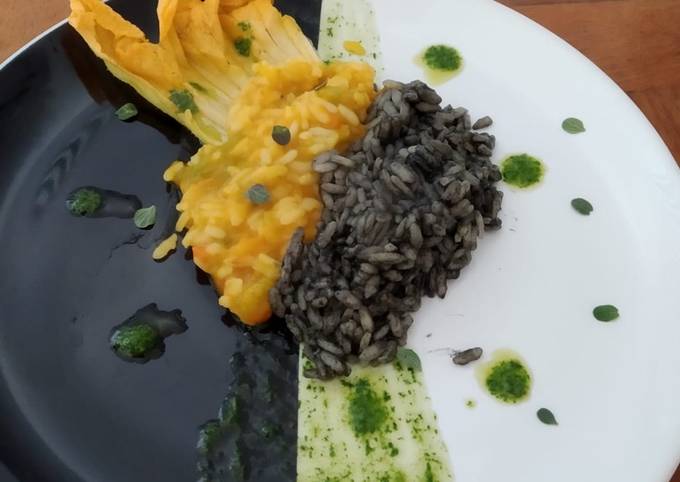 Come a Preparare Preferito Risotto alla zucca e nero di seppia
