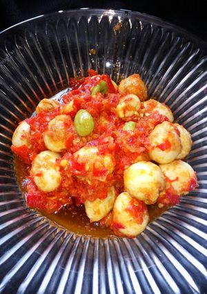 Foto resep Balado Telur Puyuh dan Petai