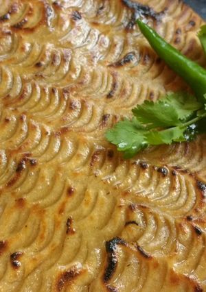A picture of Lahariya roti.