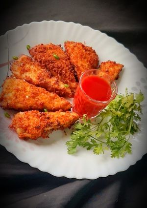 A picture of Triangle Carrot Nuggets.
