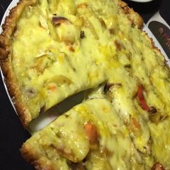 A picture of Pizza ta dankali.