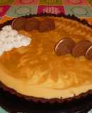 Cheesecake de Arequipe con Galletas Oreo de Chocolate