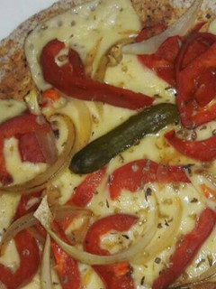 Una foto de Pizzeta ligera al sartén