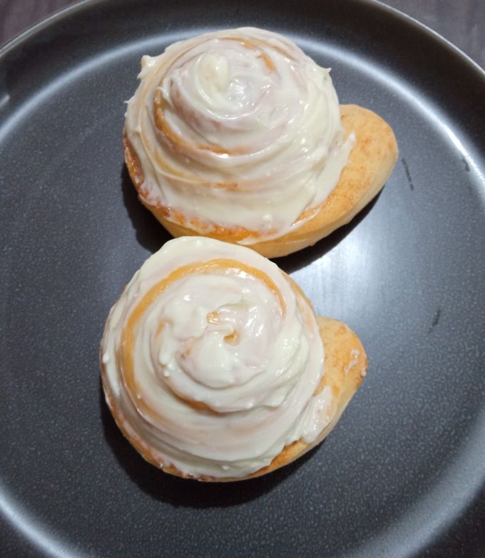 Una foto de Glaseado de queso crema para roles (O el pan que tú gustes)