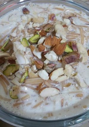 A picture of Pasta meethi siwaiyan.