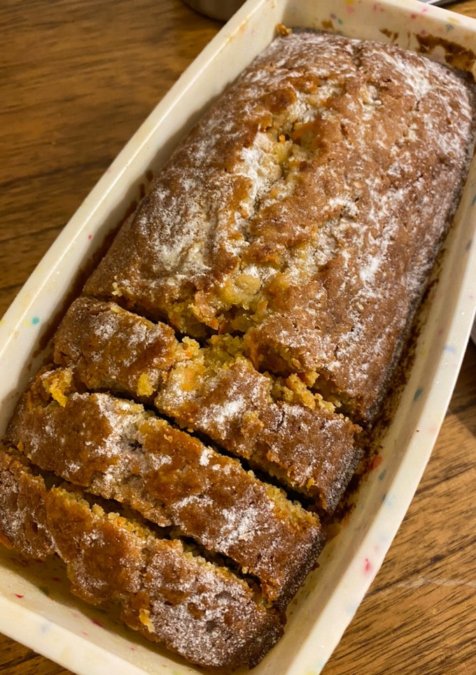 Una foto de Budín de zanahoria y banana
