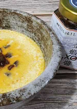 黃金蝦XO醬蒸蛋 的食譜成品照片